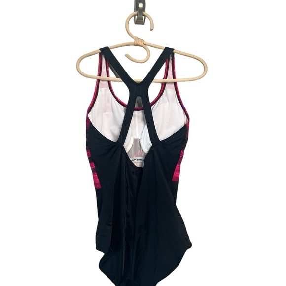 Speedo Women's Diamond Ombre Ultraback One Piece Hydro Bra  Size 14 - Picture 4 of 14